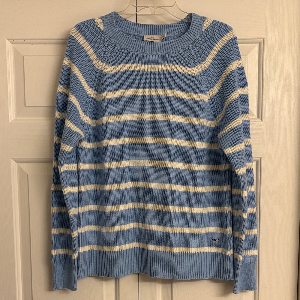 NWOT Vineyard Vines Light Blue Knit Sweater
